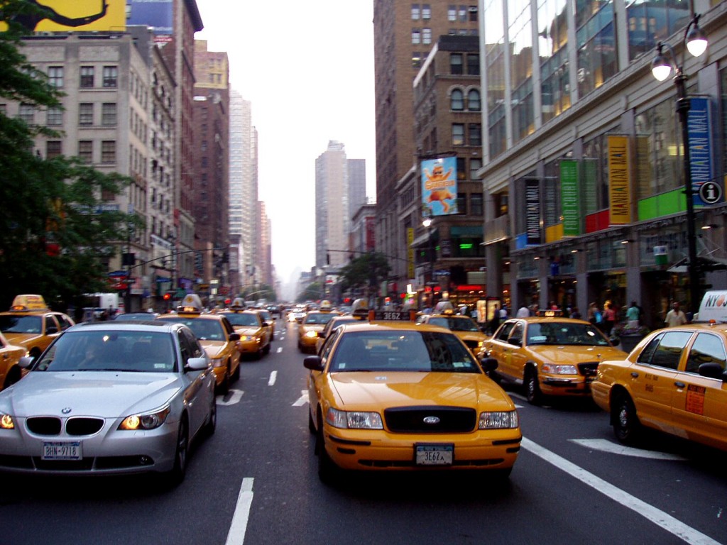 Taxis in Manhattan New York